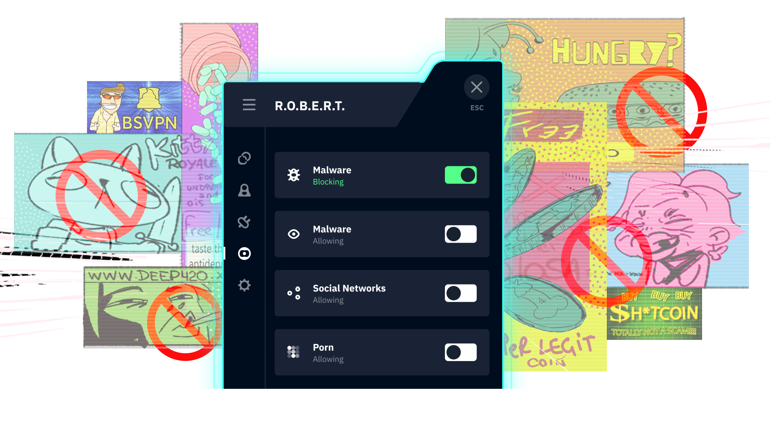 Bloqueie conteúdo indesejado